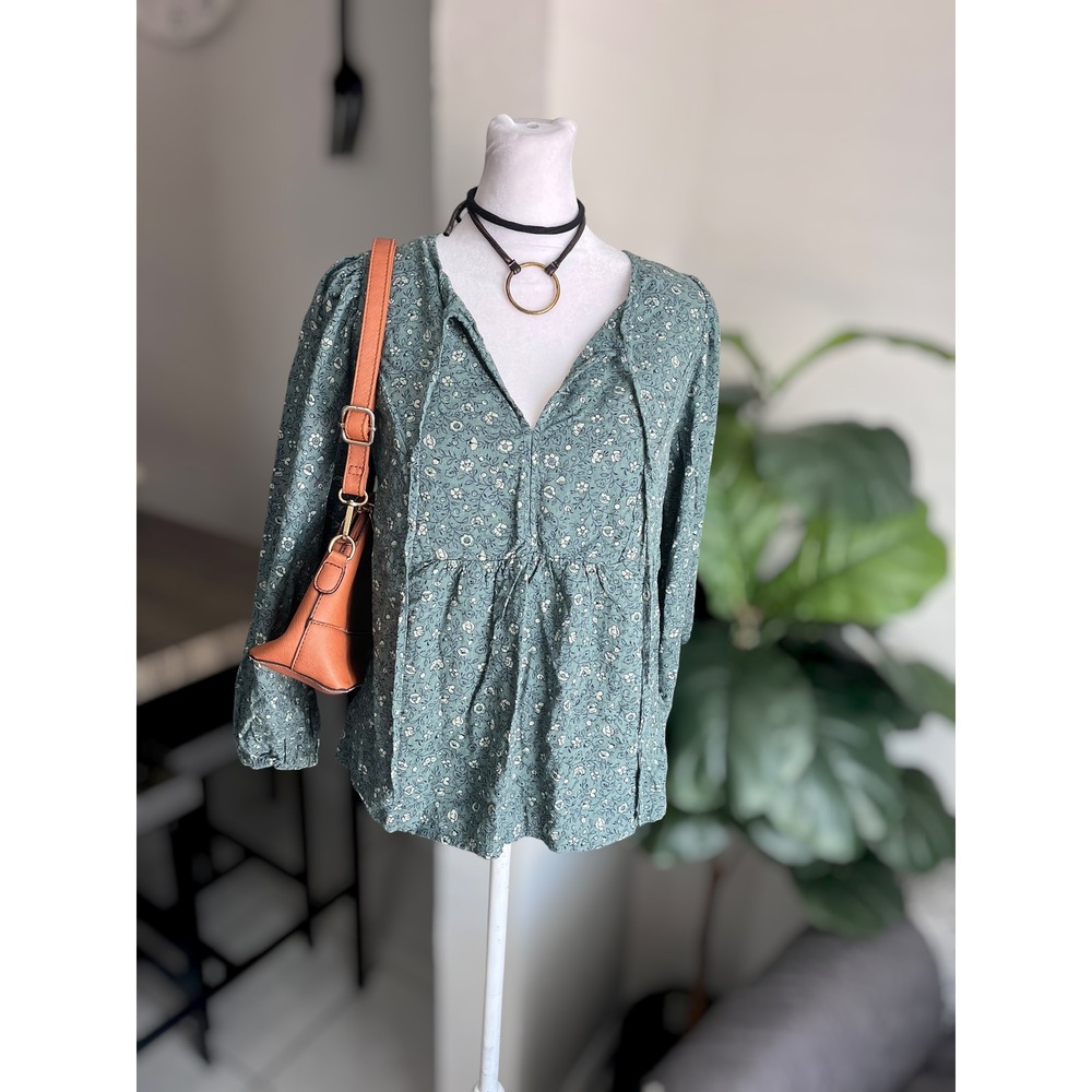 Universal Thread Floral Long Sleeve Blouse Size S